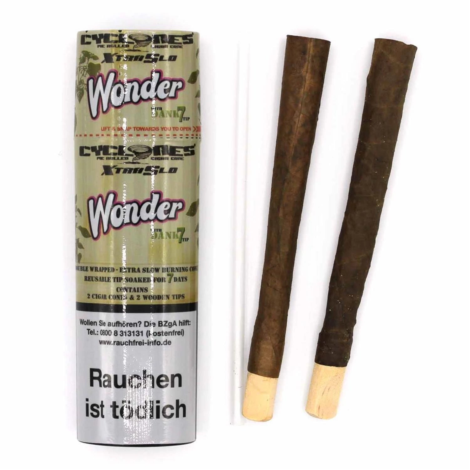 Cyclones Blunts Xtra Slow - Dank 7 Tip - Pre Rolled Cyclones